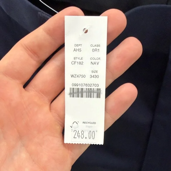 J. Crew Men's Classic Navy Dress Pants